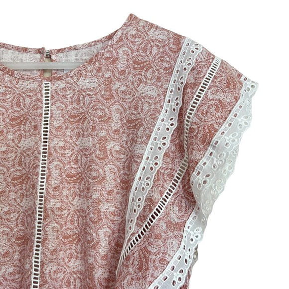 MISA Boho Nilu Blouse in Washed Tile Pink Size XL - Picture 5 of 11
